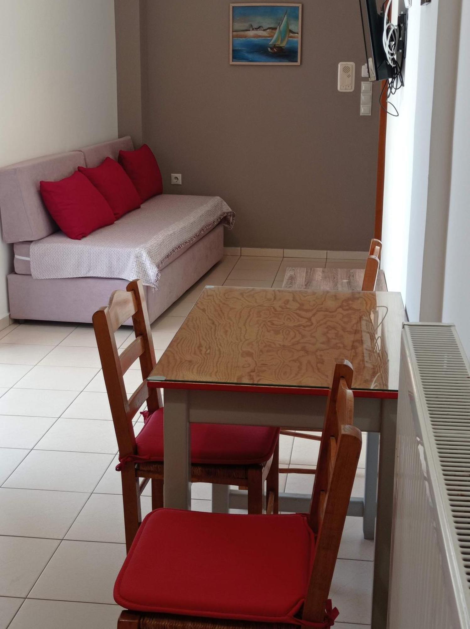 Tasos Seagull Apartments 干尼亞 外观 照片